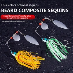 WALK FISH Kit Jig señuelos para bar y lucio con buzzbait metálico