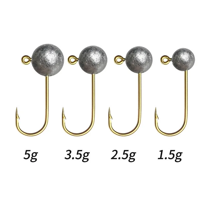 Anzuelos Jig Head para pesca en hielo – vástago micro vinilo - imagen 3