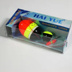 Juego de accesorios de pesca Apopyu con flotador de madera Paulownia