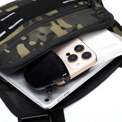 Bolsa de pecho pesca táctica Molle correas ajustables para señuelos
