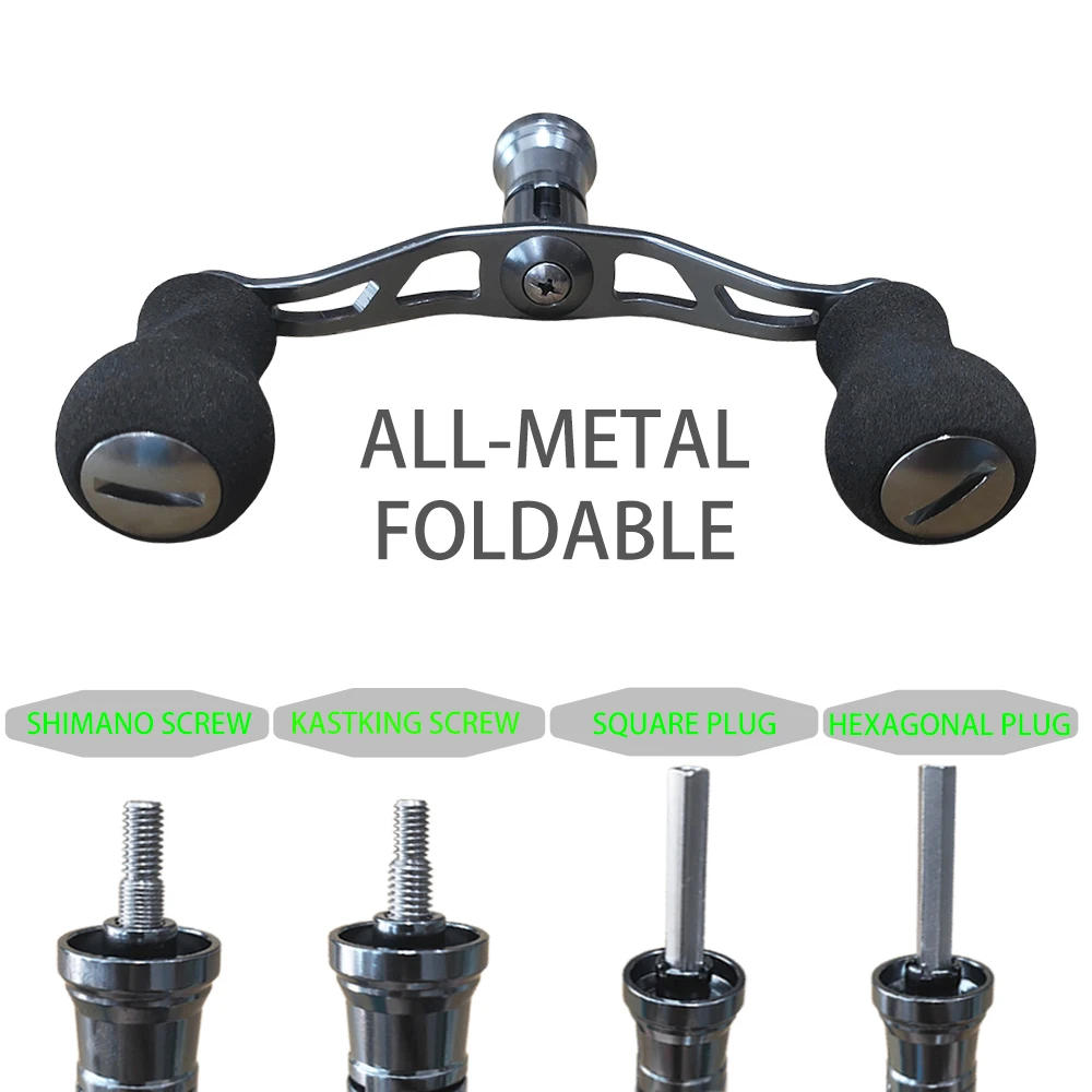 Manivela de carrete plegable atornillable KASTKING/SHIMANO - imagen 5