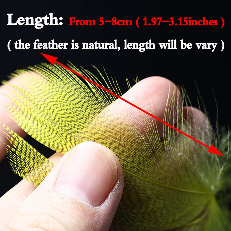 Royal Sissi Plumas de Ala Cerceta – 5 colores para moscas húmedas - imagen 4