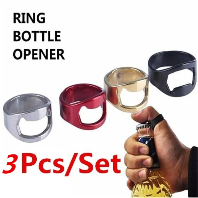 Anillo abridor de acero inoxidable para pesca – 3 unidades