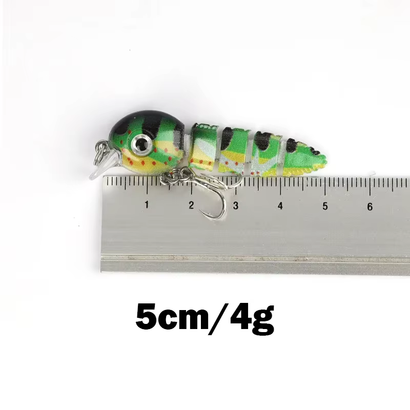 Swimbait articulado para lubina – cebo duro multisección - imagen 2