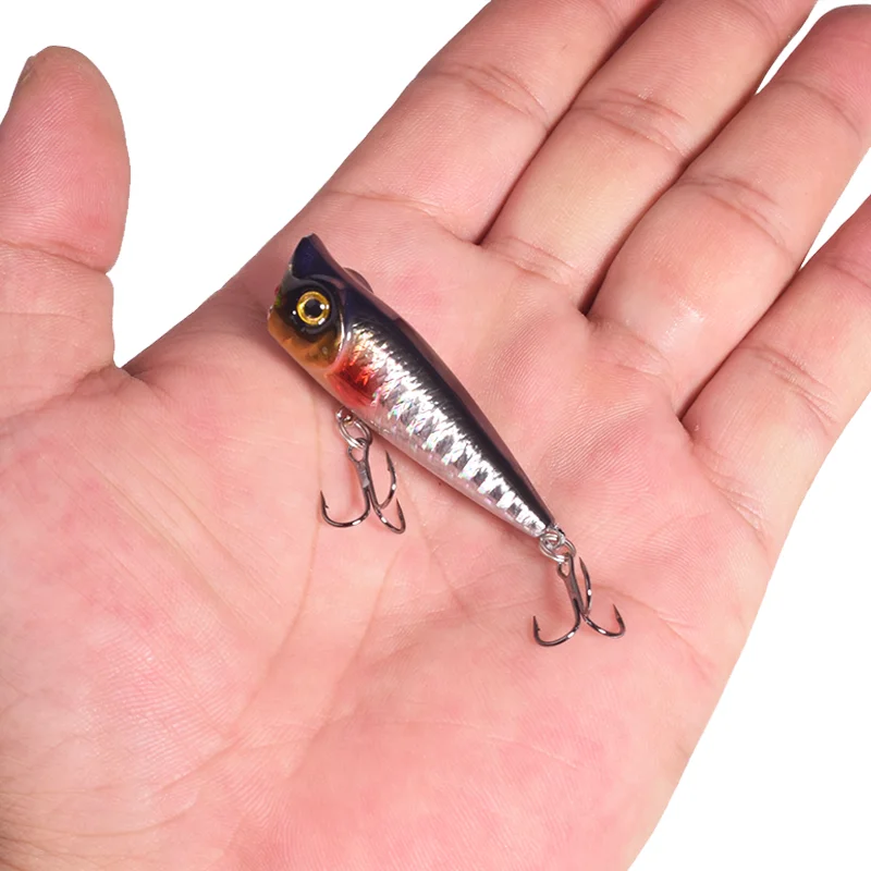Señuelo Mini Popper Wobbler vista superior