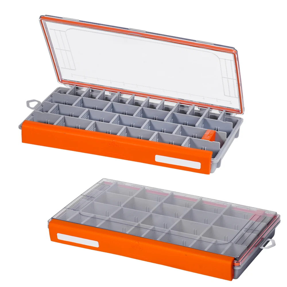 Caja impermeable de aparejos gran capacidad pesca accesorios resistente - imagen 2