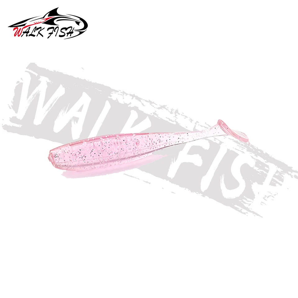 WALK FISH señuelos de vinilo cola en forma de T para lucios - imagen 5