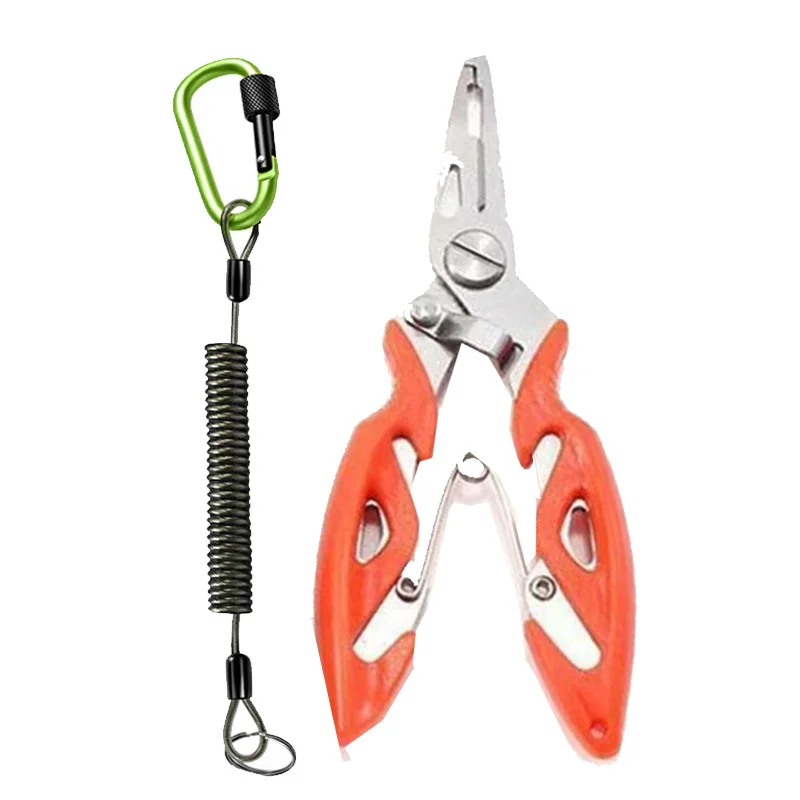 Kit herramientas pesca: alicates inox, tijeras y extractor anzuelos - imagen 2