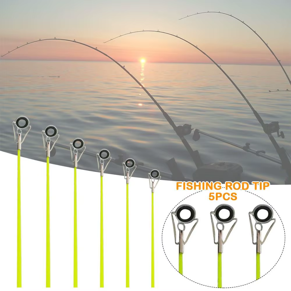 Caña de pesca hielo retráctil con anillo y fibra de carbono - imagen 2