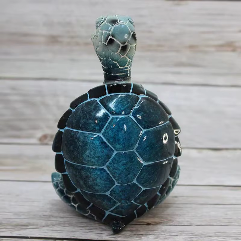 Estatua Tortuga Marina para Jardín – Decoración Zen Exterior - imagen 4