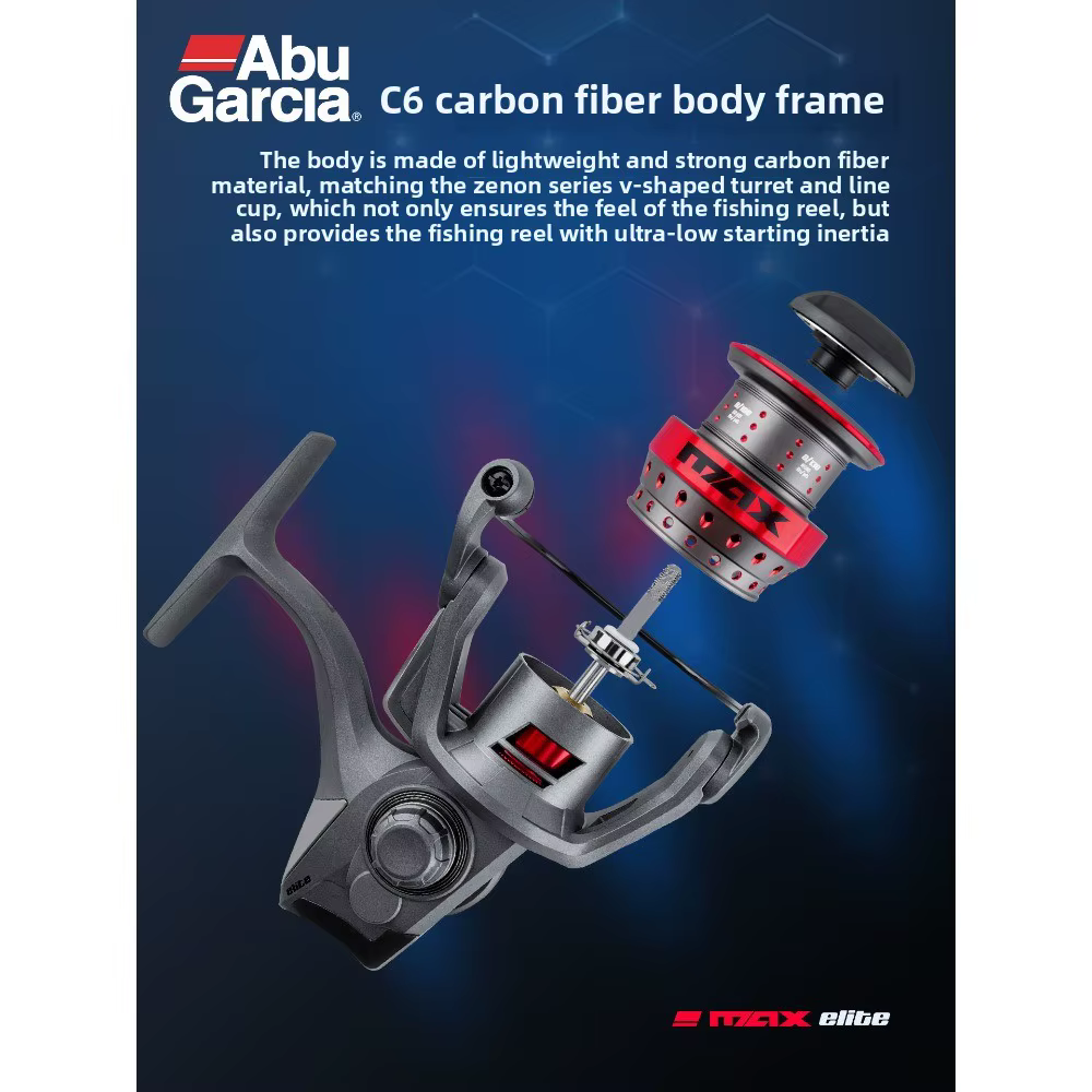 Abu Garcia Max Elite Carrete giratorio de pesca - imagen 2