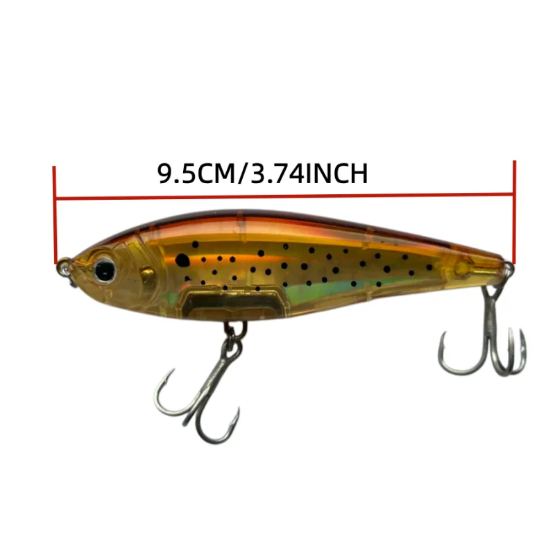 MEGAIMABASS Mino 3D Prism cebo minnow hundimiento lento para lubina - imagen 3