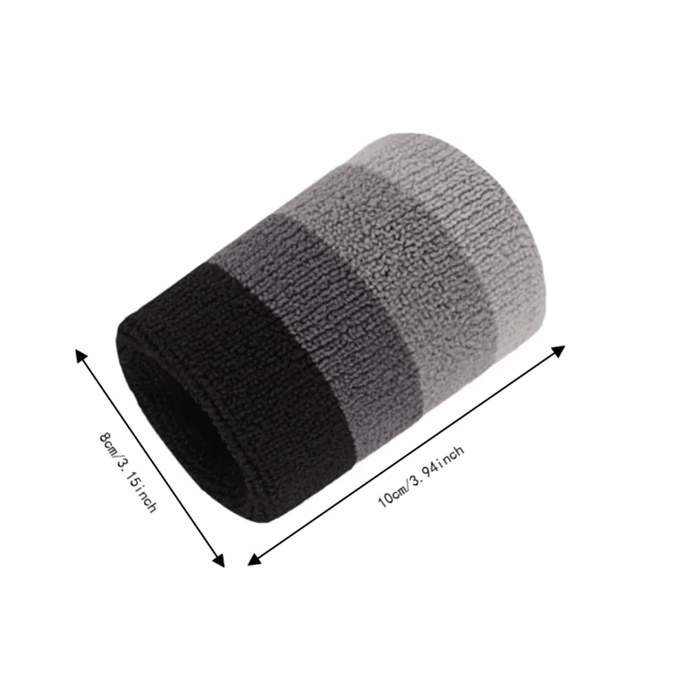 Pulseras deportivas en degradado negro y rosa