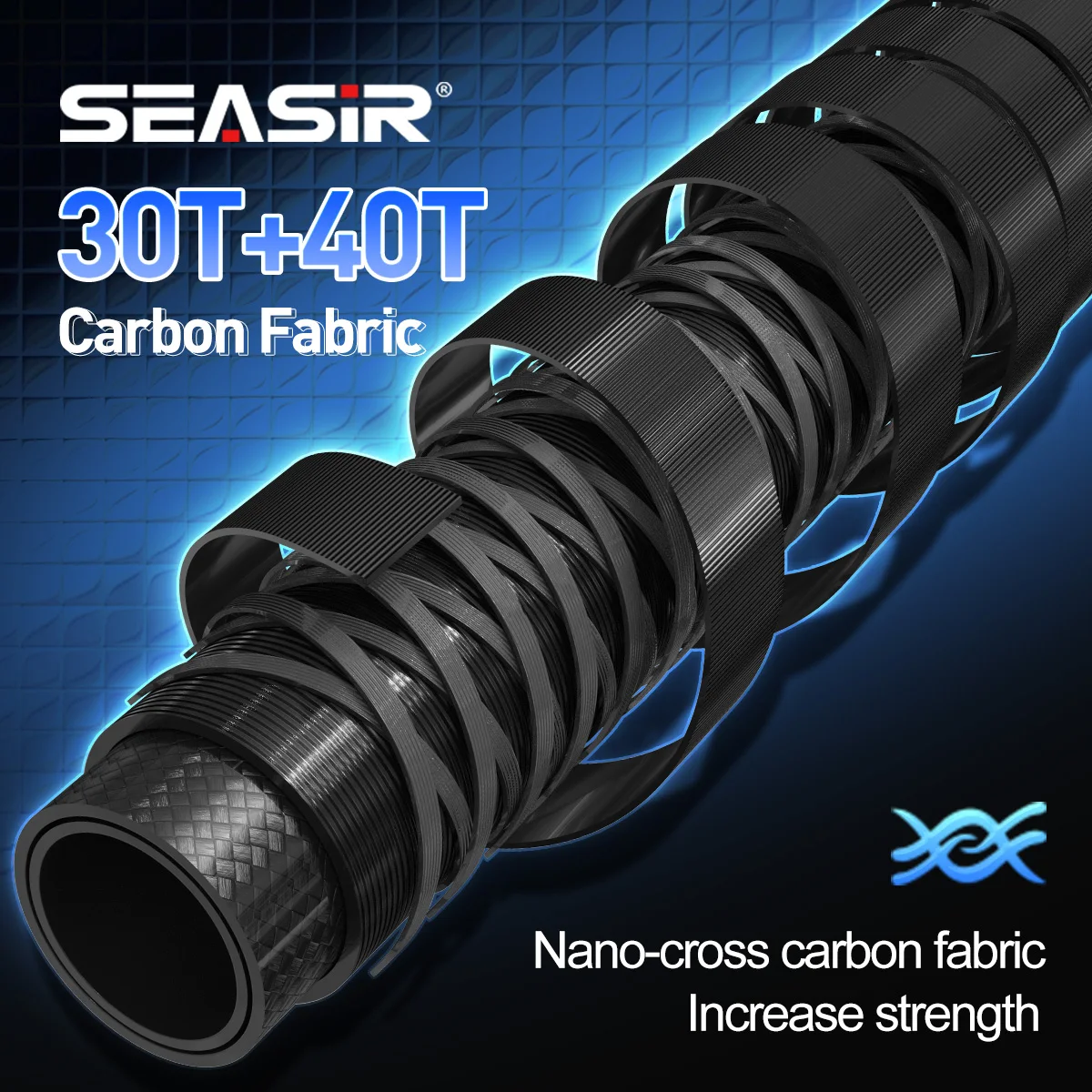 Seasir Riveria BFS caña pescar ultraligera Fuji O carbono