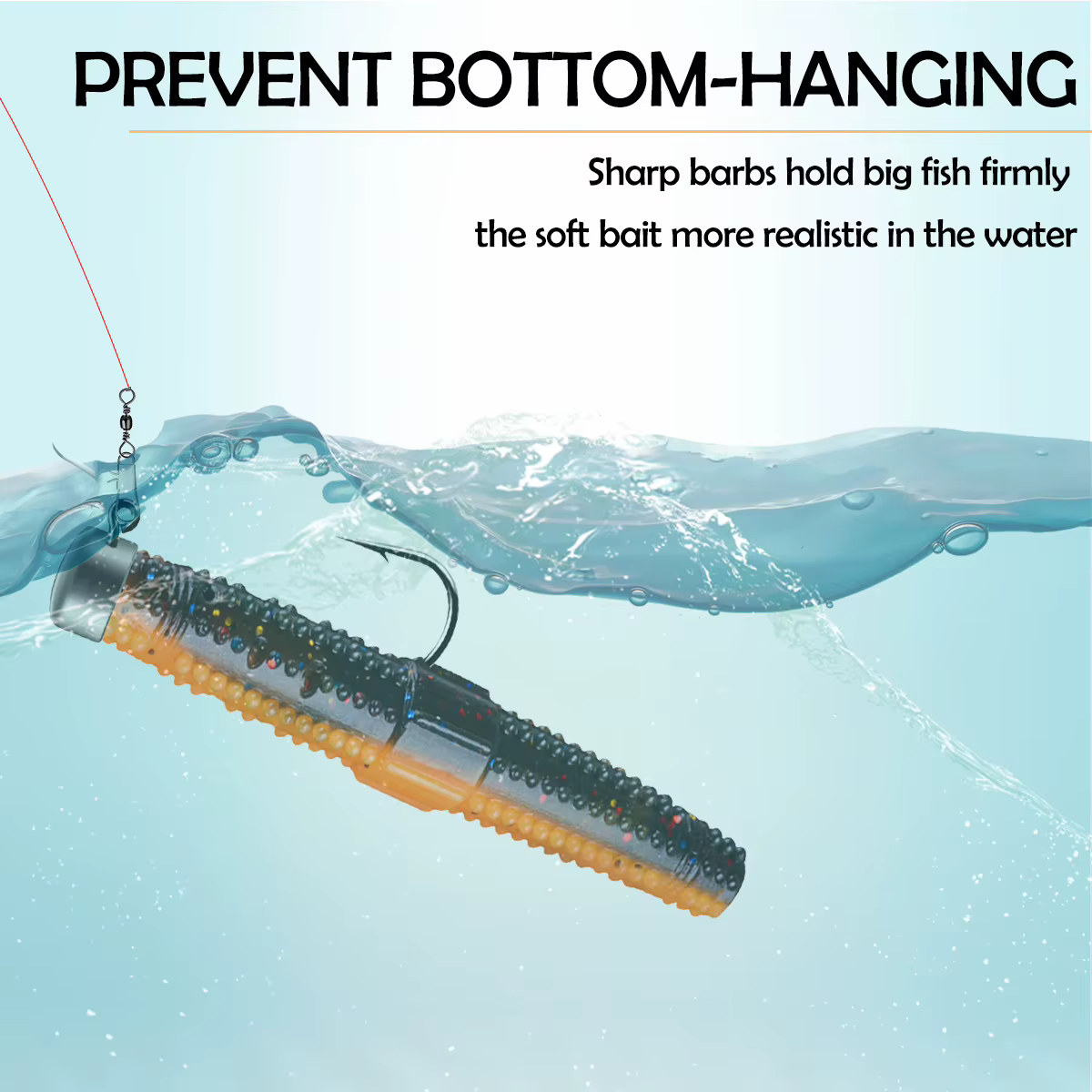 Luya Swimbait reversible – Cebo blando para bass - imagen 5