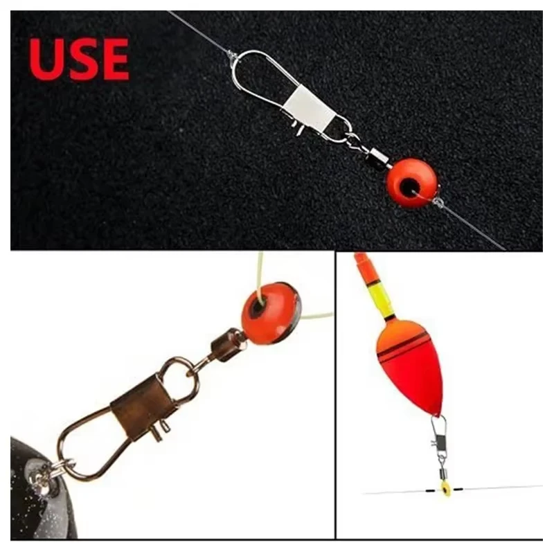 Goture Topes de flotador y esmerillones con clip para aparejos - imagen 4