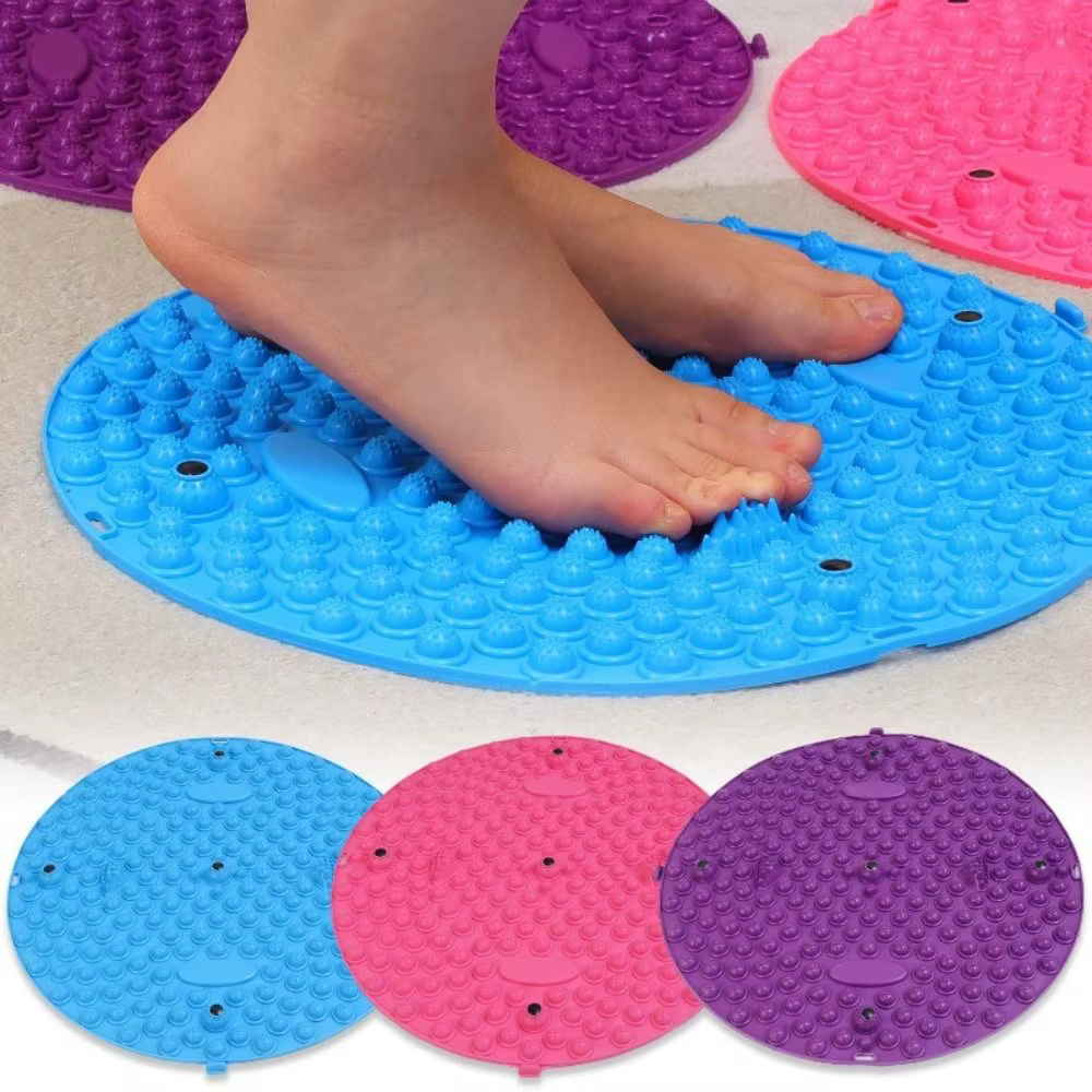 Alfombrilla de silicona para masaje de pies y mejora la circulación - imagen 3