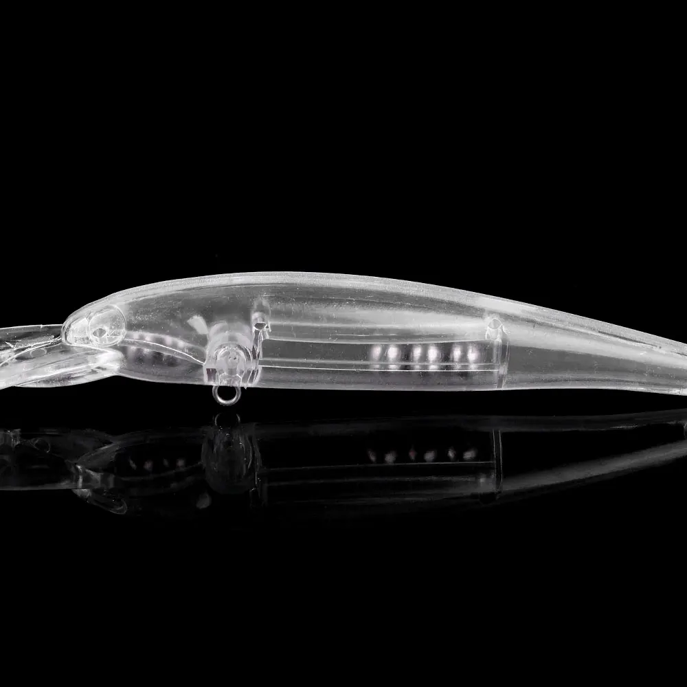 Señuelo Jerkbait Wobbler Minnow transparente para pintura personalizada - imagen 4