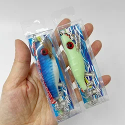 ShareShark señuelo de camarón luminoso con anzuelo para calamar
