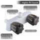 Grifo mezclador ducha exterior doble perilla para caravana y RV - imagen 5