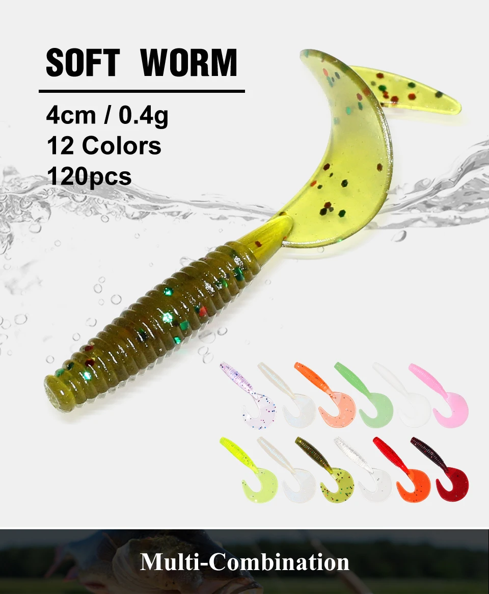 Señuelos Moggot Grub en varios colores