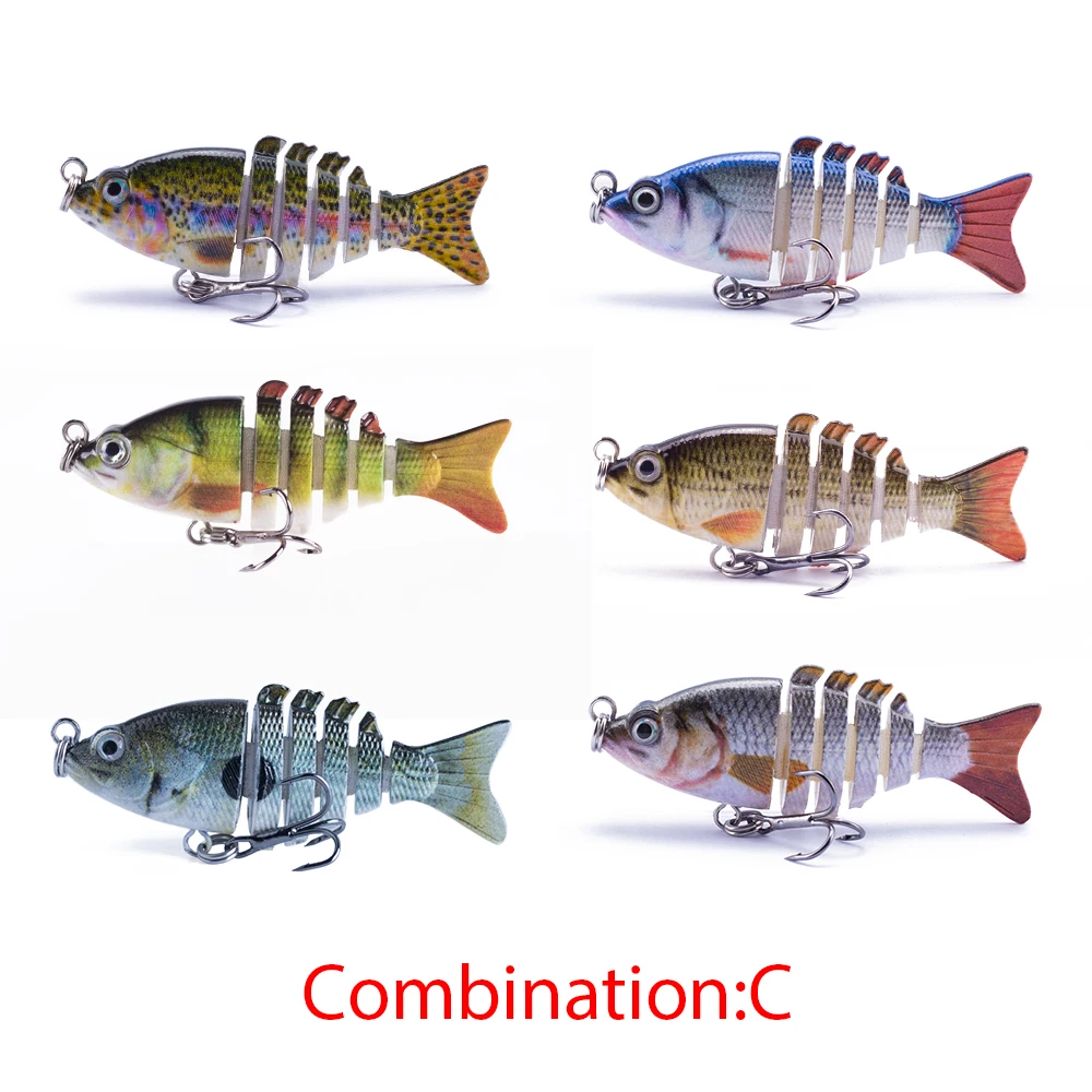 Hanlin Mini señuelo multiarticulado de hundimiento – para cebos - imagen 4