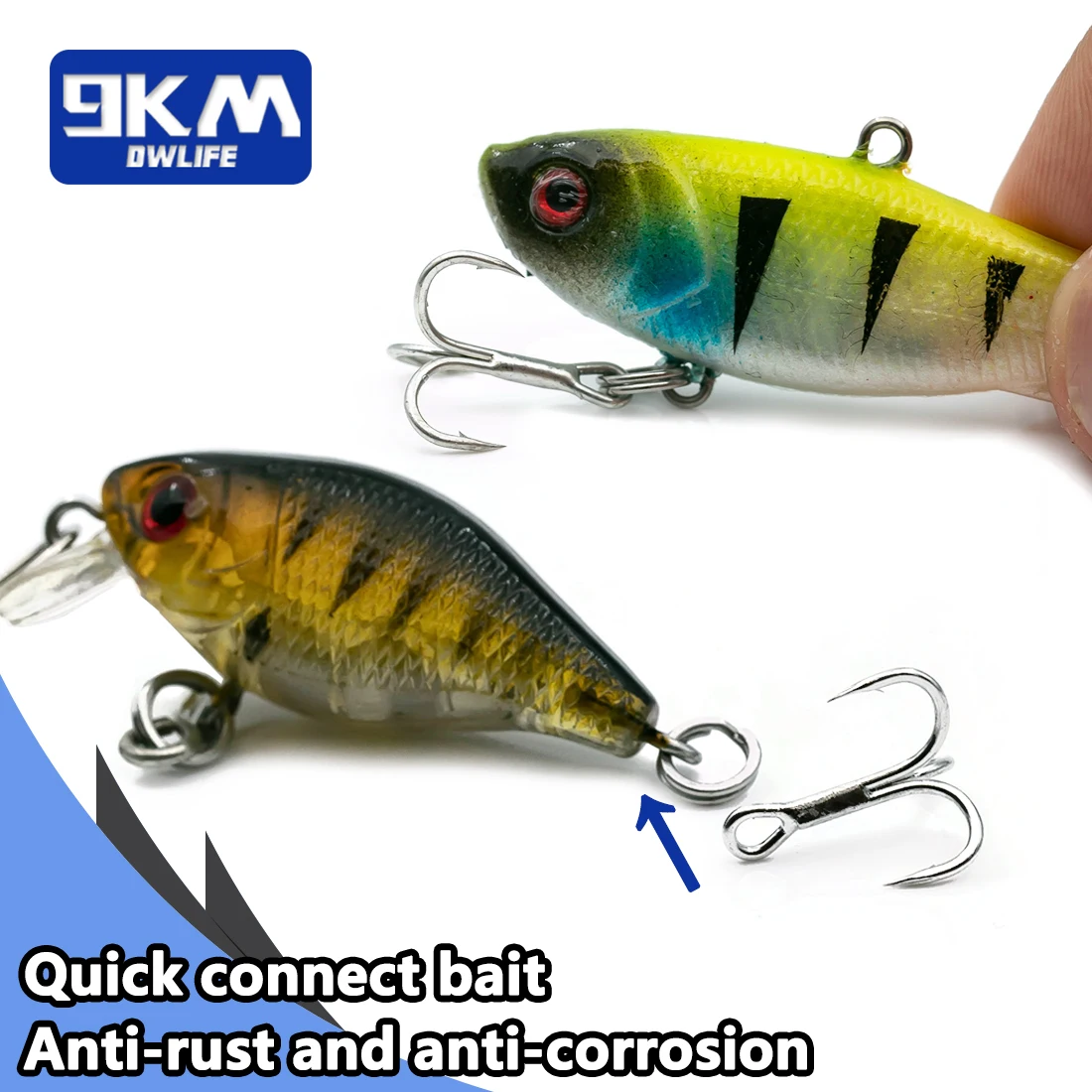 Anzuelos triples para crankbaits y spinners de agua salada - imagen 5