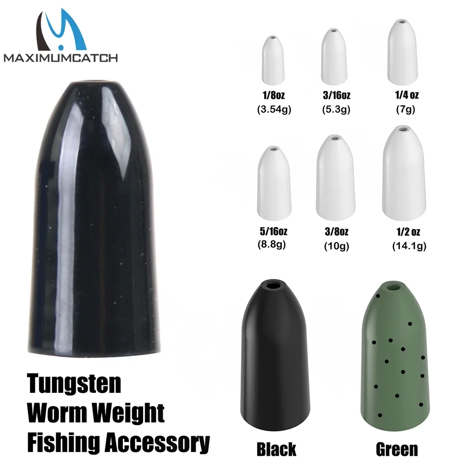 Maximumcatch plomada de tungsteno para Texas Rig, carga lubina - imagen 4