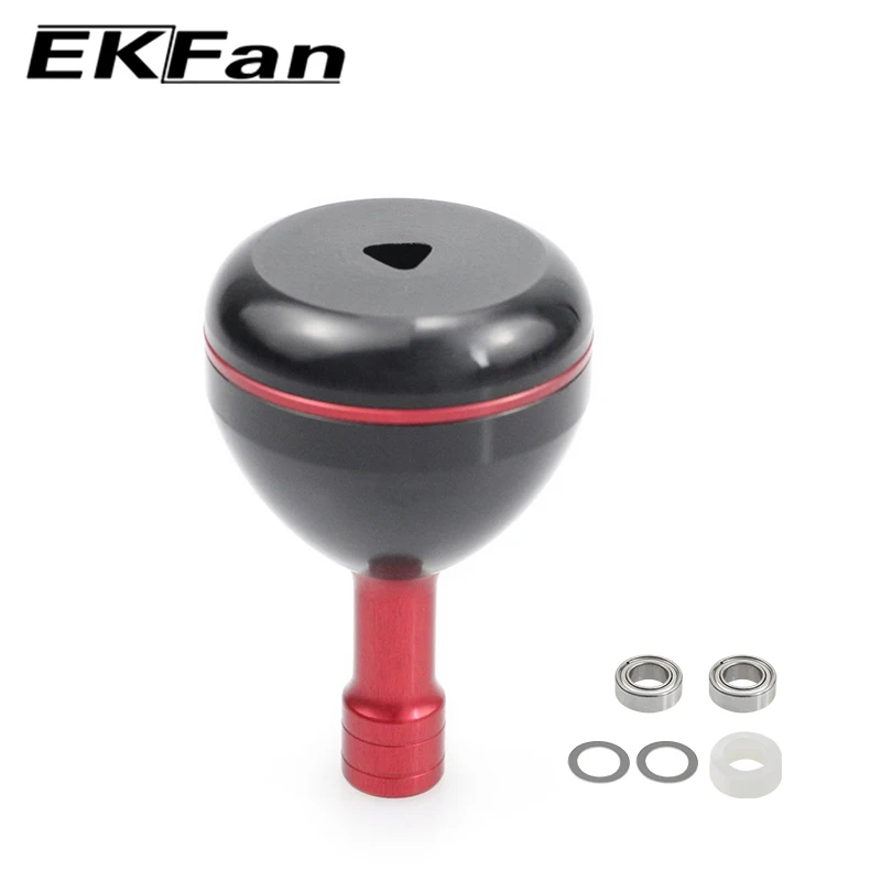 EKFan perilla de carrete ultraligera de aluminio para spinning