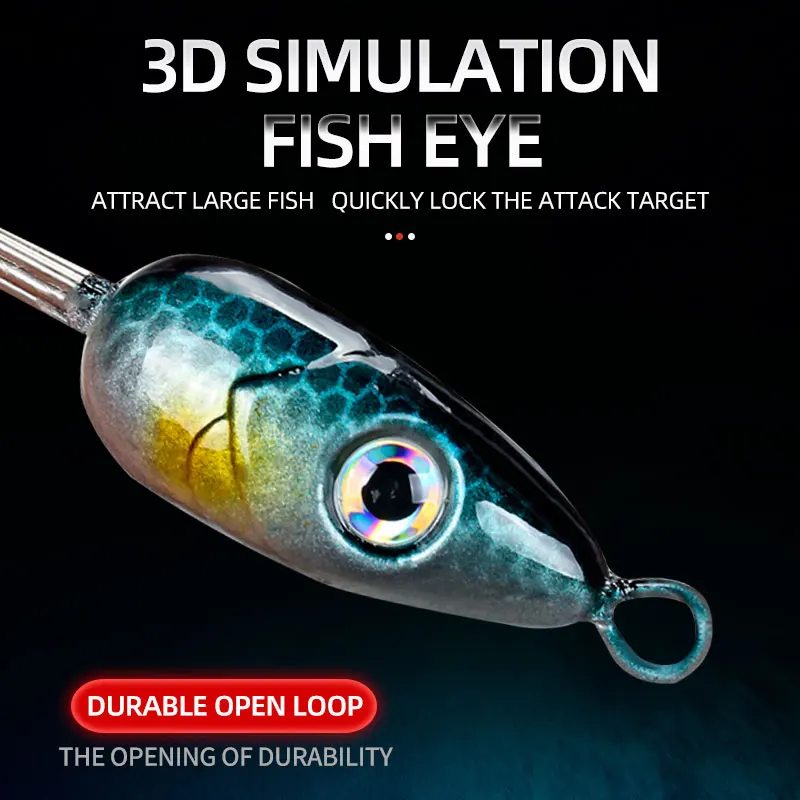ShareShark Alabama Rig con enganches giratorios inox para mar - imagen 5