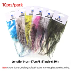 Sillines de Gallo Grizzly para atado de moscas streamer