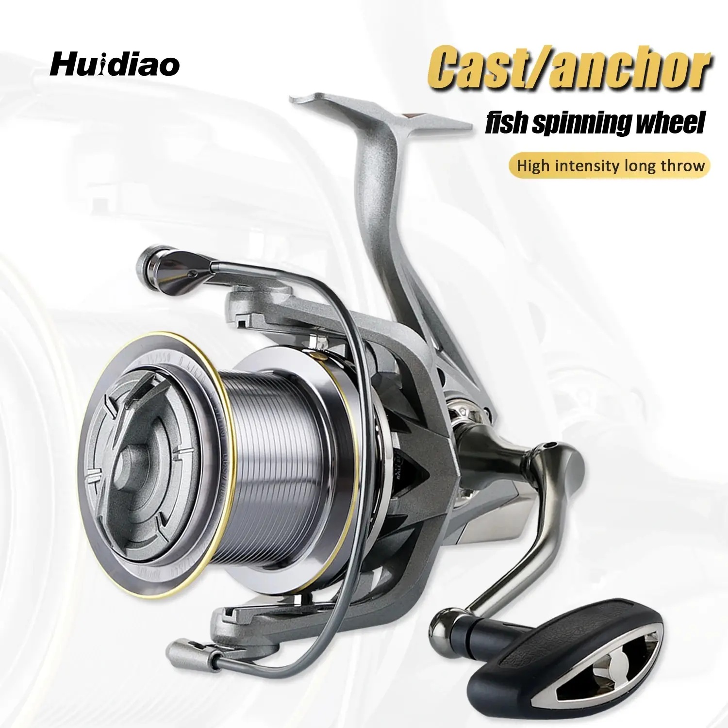 Carrete Spinning Huidiao 8000-14000 – Acero inoxidable