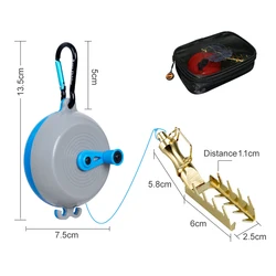 Recuperador de señuelos Retriever – Lanza telescópica para pesca