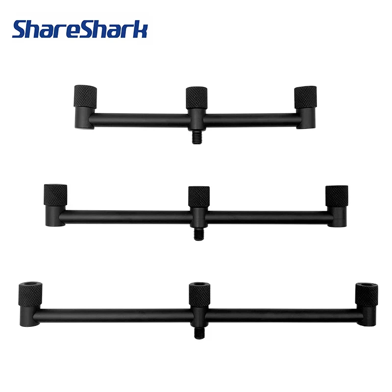 ShareShark Soporte transversal de cañas en aleación con rosca alarmas - imagen 2