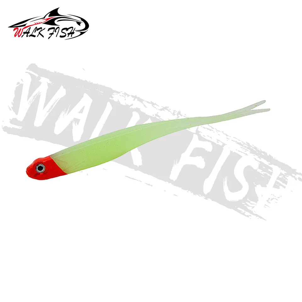 Señuelos de vinilo Walk Fish cola de horquilla para pesca de carpa - imagen 3
