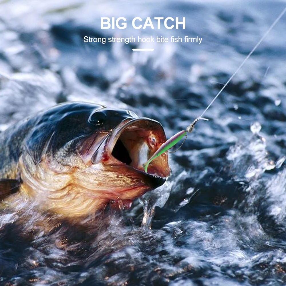 KESFISHING Jig Head con ganchos Mustad para vinilo blando 3,5-10 g - imagen 5