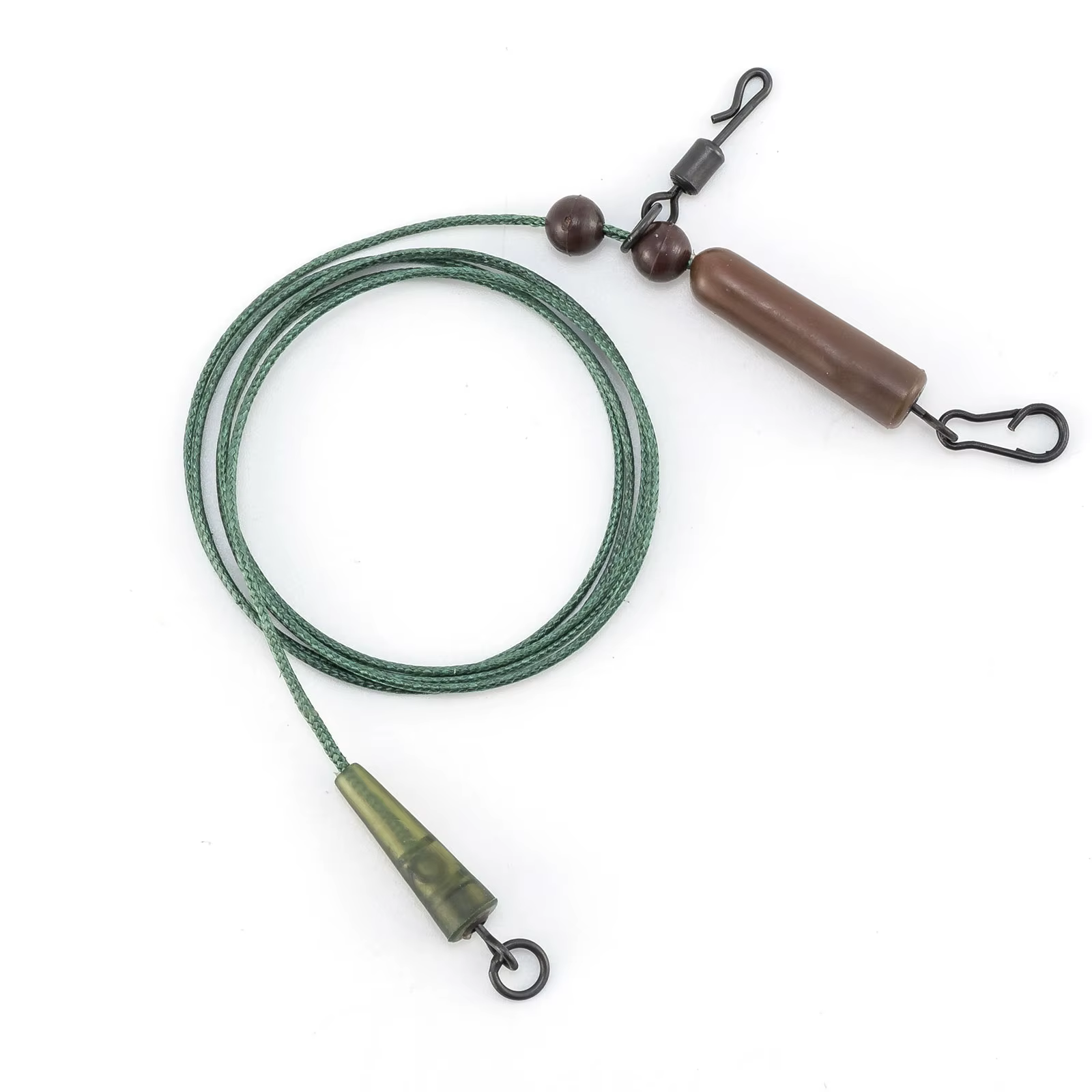 Leadcore Leader Aparejo Helicóptero con PE trenzado y giratorio