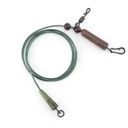 Leadcore Leader Aparejo Helicóptero con PE trenzado y giratorio