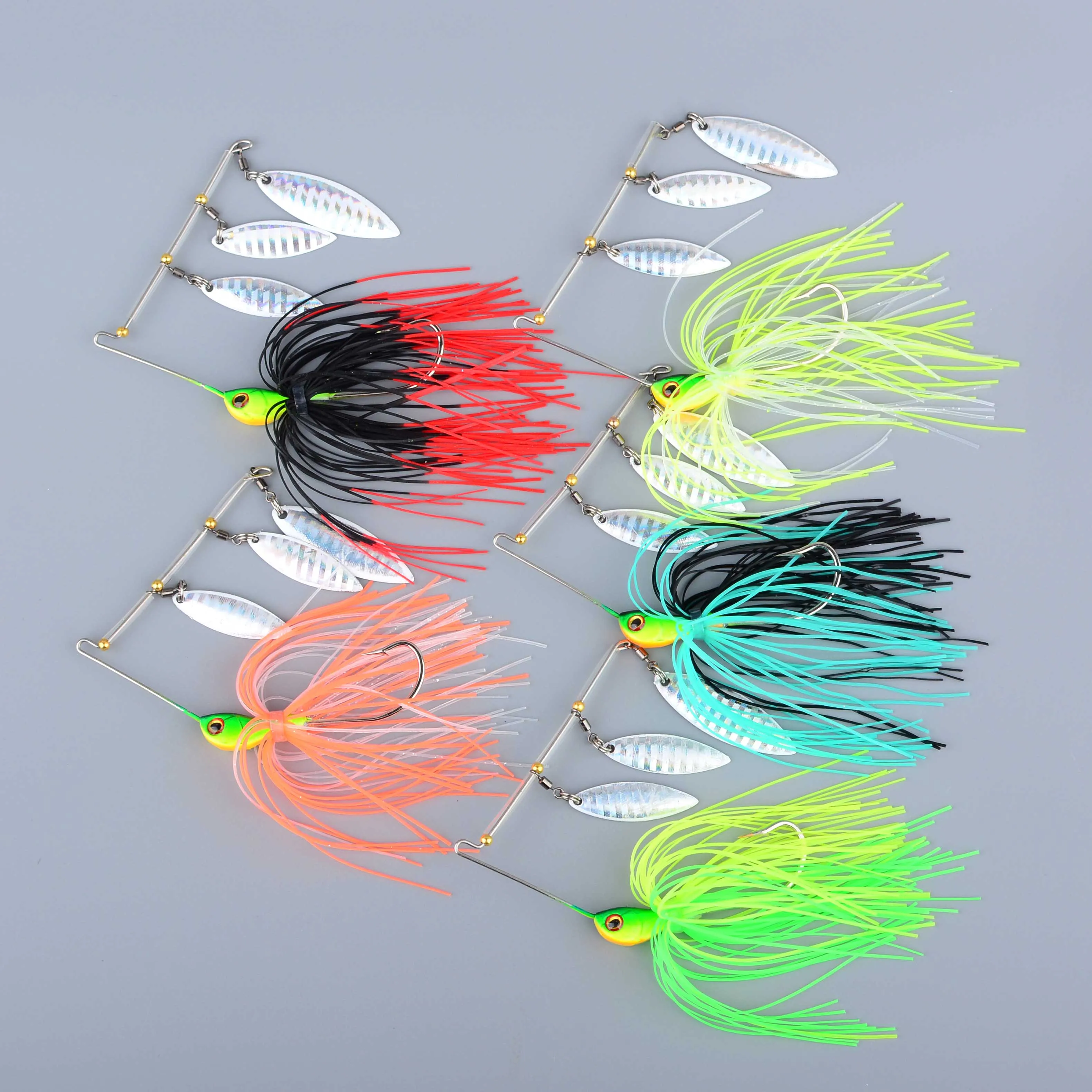 Colores y acabado del spinnerbait
