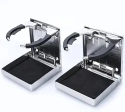 Portavasos ajustable de acero inoxidable para barco y kayak