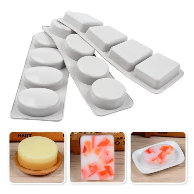 Moldes de silicona 3D para jabones, pasteles y chocolate – Varias formas