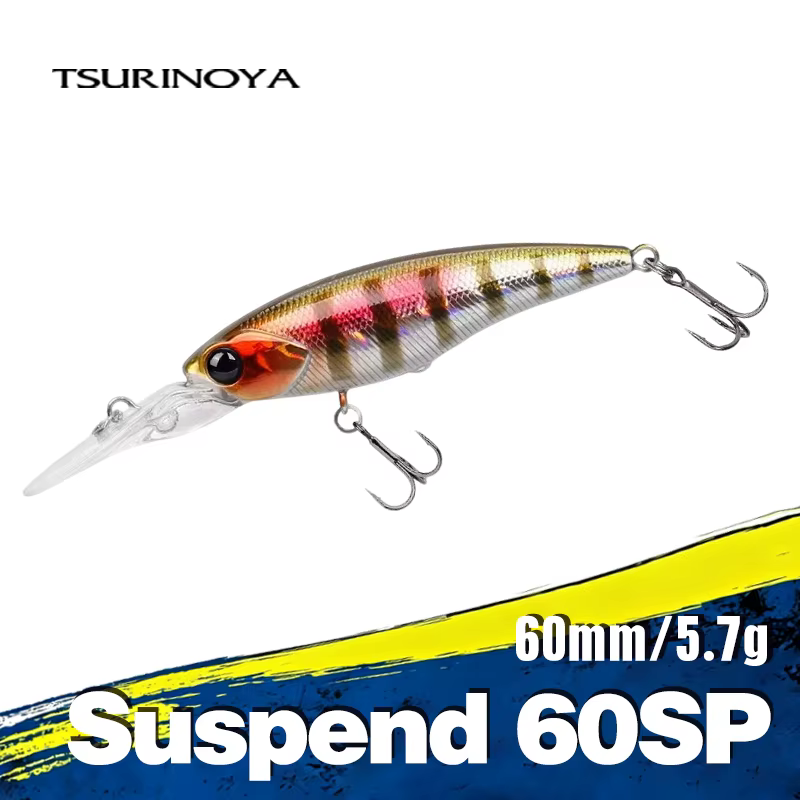 Tsurinoya Shad 60SP Explorer Crankbait suspendido - 60 mm 5,7 g