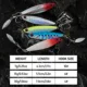 Señuelos cucharilla metal holográficos para jigging vertical, lubina - imagen 3