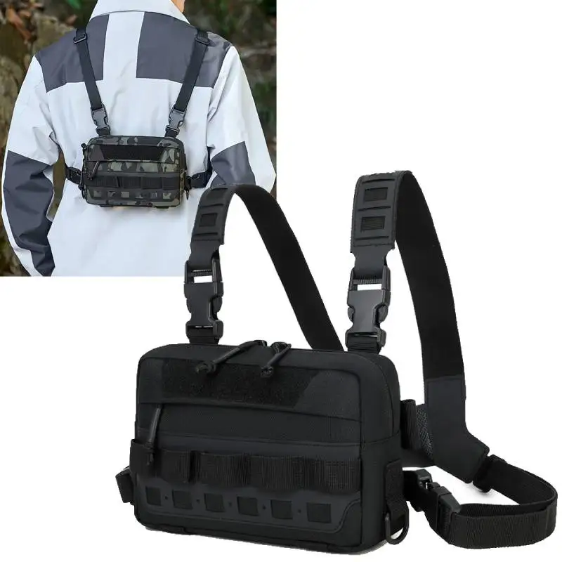 Bolsa de pesca táctica MOLLE para pecho – Multiuso - imagen 2