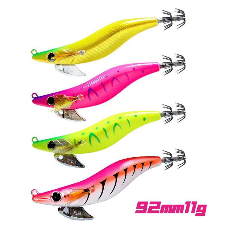 Señuelo lumínico para calamares de madera - Hundimiento lento 9,2 cm - imagen 3