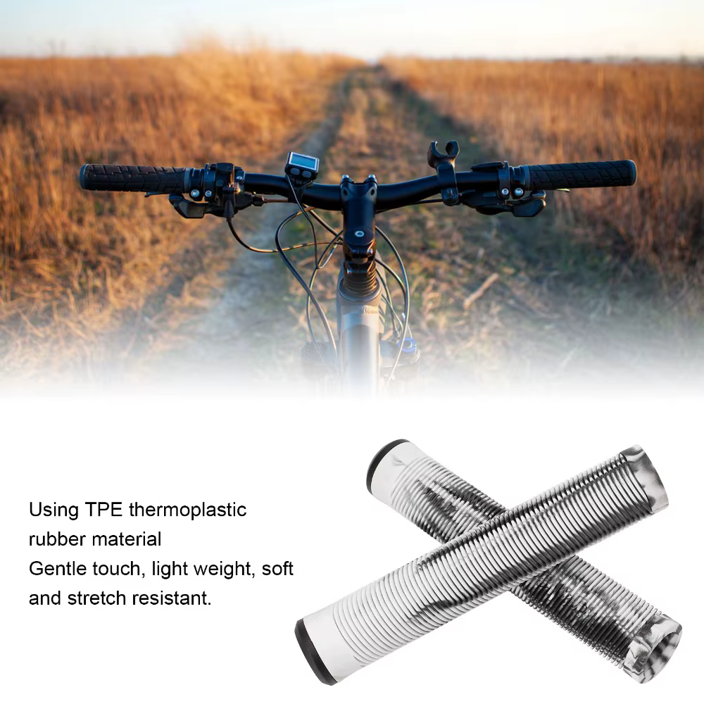 Empuñaduras antideslizantes para manillar de bicicleta 16 cm TPE de montar - imagen 2