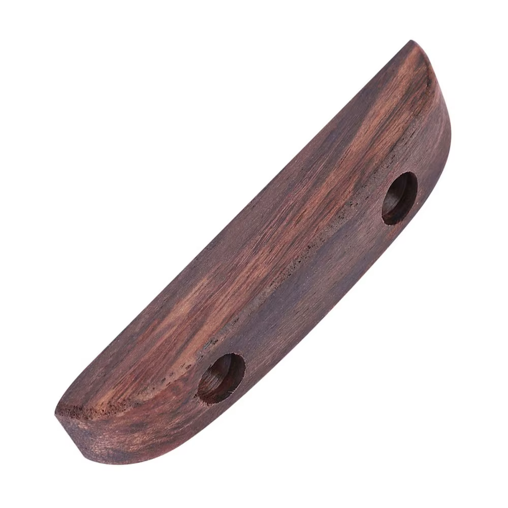 Reposapulgar de madera en tono rojo-marrón