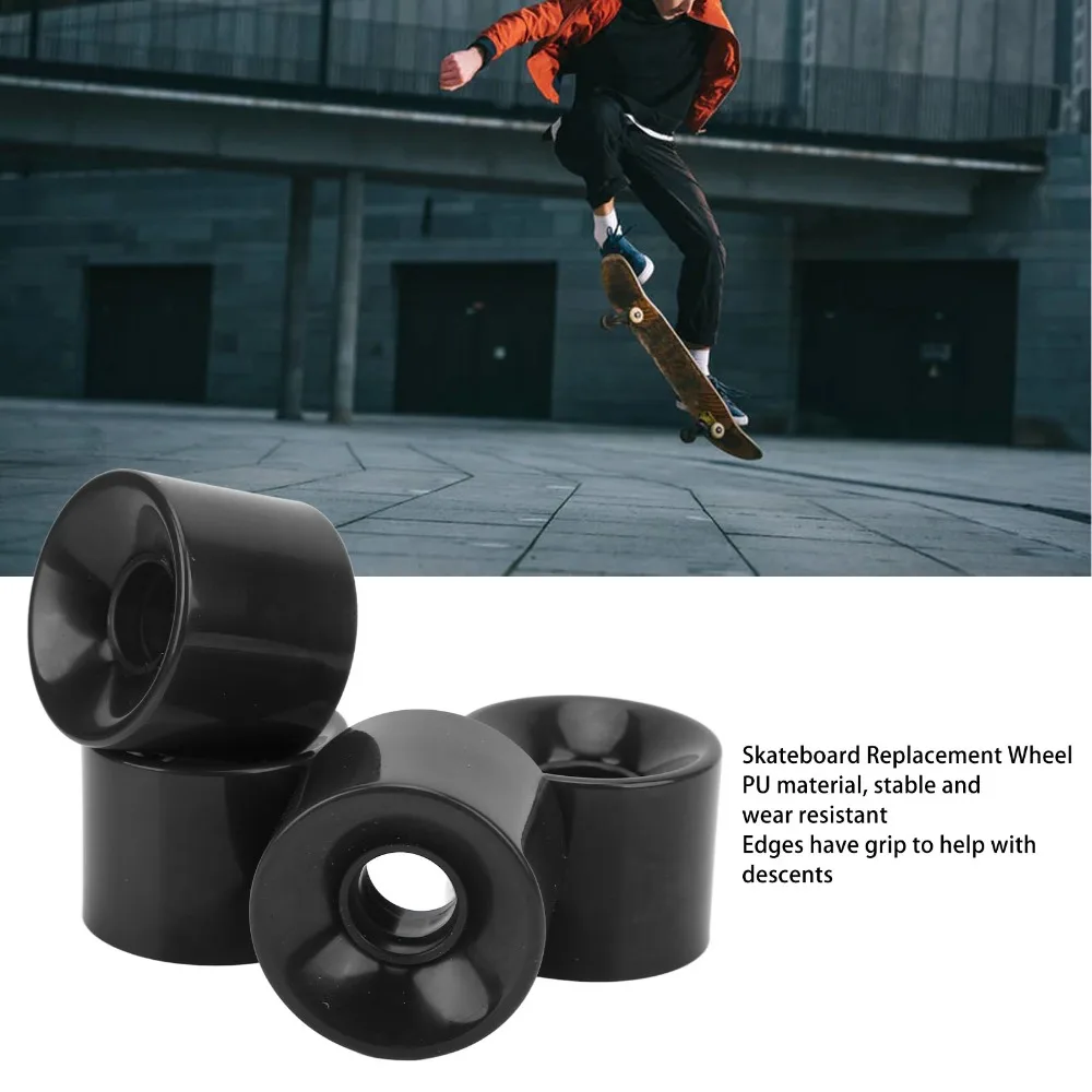 Ruedas Longboard de PU silenciosas para patineta de calle al aire libre - imagen 5
