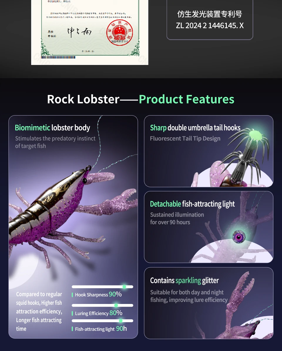 Señuelo ilure visto desde diferentes ángulos mostrando su diseño realista