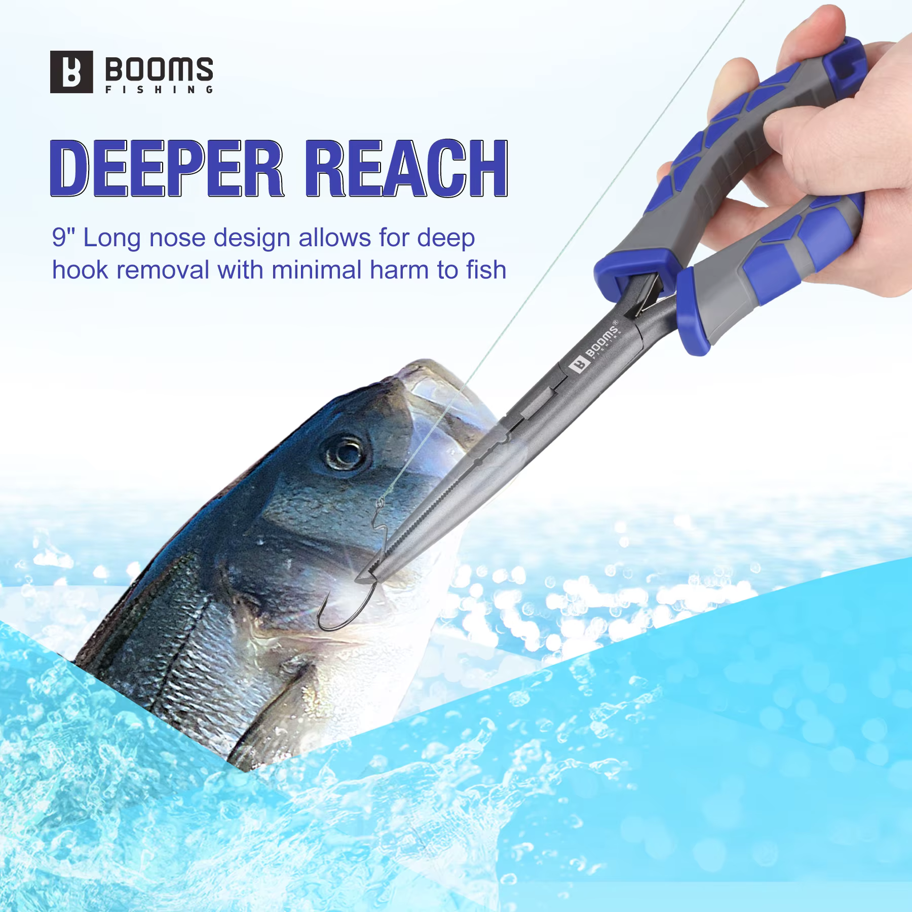 Booms Fishing XW10 Alicates de pesca en acero carbono - imagen 3